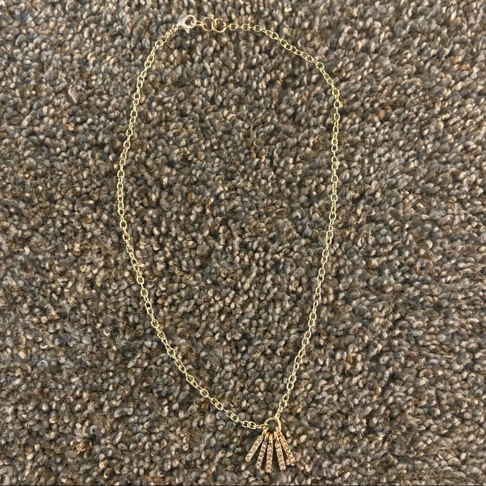 Handmade gold necklace